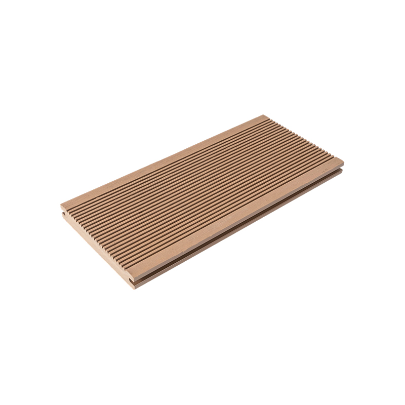 Solid WPC Decking Træ Plast Composite Flooring Board