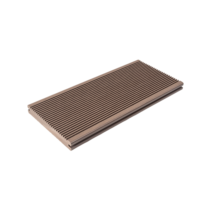 Solid WPC Decking Træ Plast Composite Flooring Board