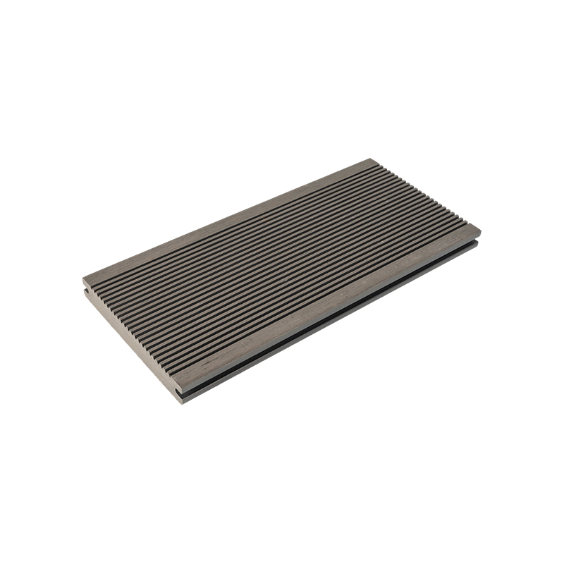 Solid WPC Decking Træ Plast Composite Flooring Board