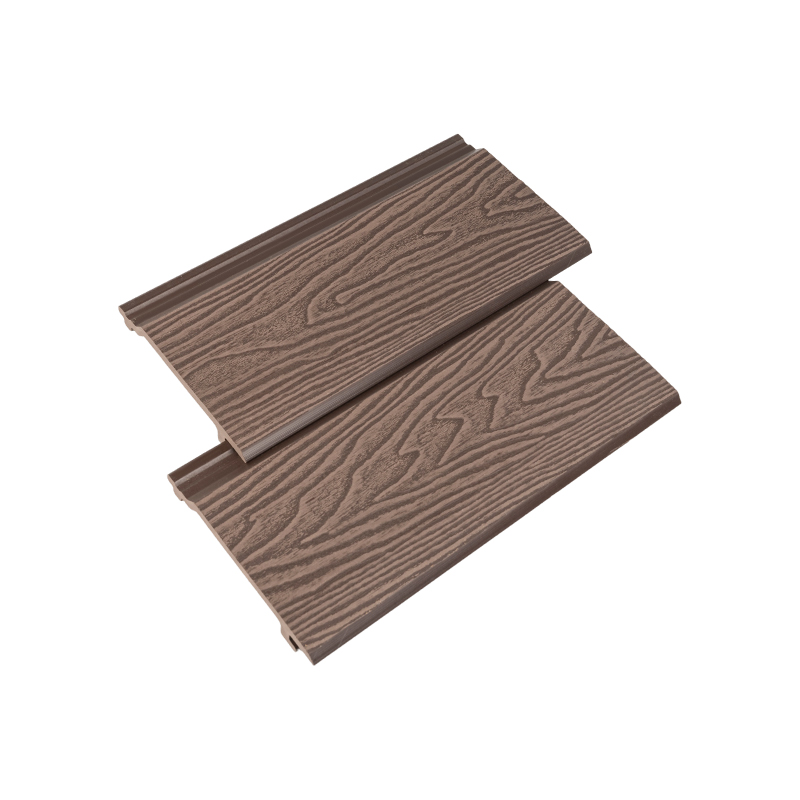 WPC Decking 3D præget beklædning udendørs vægpanel